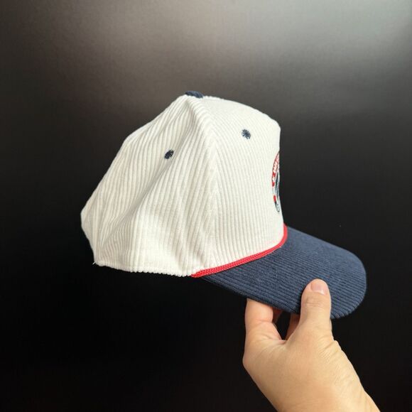 NWT Washington Wizards Hat White Corduroy Snapback Cap Logo - Picture 6 of 7